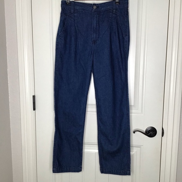GRLFRND Charlotte High Rise Pleat Front Trouser Style Sample Jeans. - Picture 2 of 11